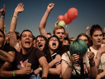 Asistentes al festival Lollapalooza de Berlin