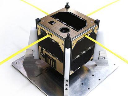 El nanosatèl·lit CubeCat-1 desenvolupat per la UPC.