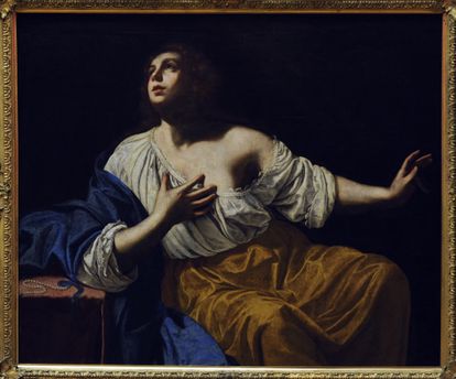 'María Magdalena penitente', obra pintada por Artemisia Gentileschi hacia 1640 que se expone en la Galería Nacional de Oslo.