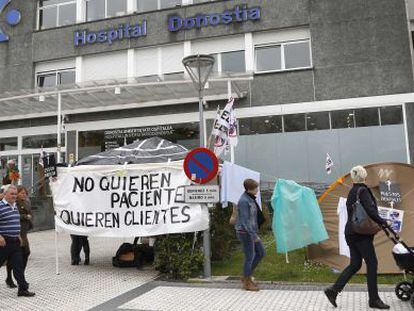 El Hospital Donostia, incluido en la red de Osakidetza.