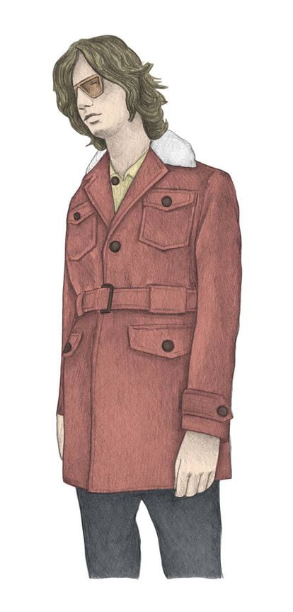 La supremacía de este tejido en las colecciones de otoño confirma que los años setenta conservan su encanto. Mezcle el estilo de jovencito formal de Dustin Hoffman en 'El graduado' (pantalón beis, camisa azul), lo macarra de 'Starsky y Hutch' (cazadoras ajustadas con cuello de borrego) y el chic progre de Felipe González en 1982 (traje de pana completo), y tendrá el 'look' de Prada, uno de los más influyentes esta temporada (en la imagen de la izquierda). La pana también está en las colecciones de Hermès u Officine Generale: es el santo y seña de la nueva masculinidad.
