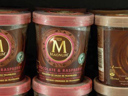 Helados Magnum, propiedad de Unilever.