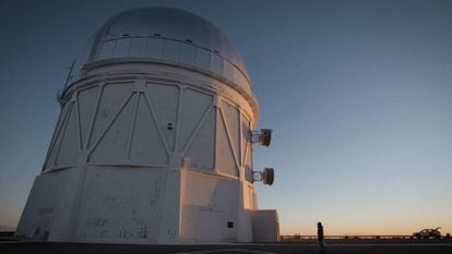 El telescopio Blanco, en el Observatorio Interamericano del Cerro Tololo (Chile).