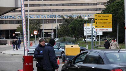 El Hospital Central de la Defensa Gómez Ulla de Madrid, donde fue detenido el supuesto médico militar.