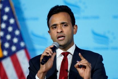 Vivek Ramaswamy, candidato del Partido Republicano a la presidencia de Estados Unidos.