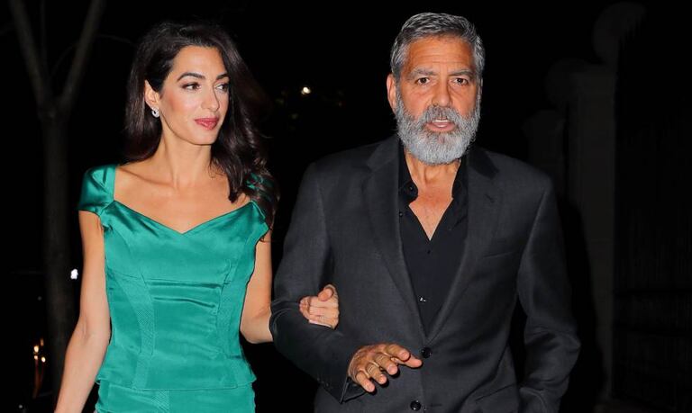 George y Amal Clooney, en una salida por la ciudad de Nueva York.