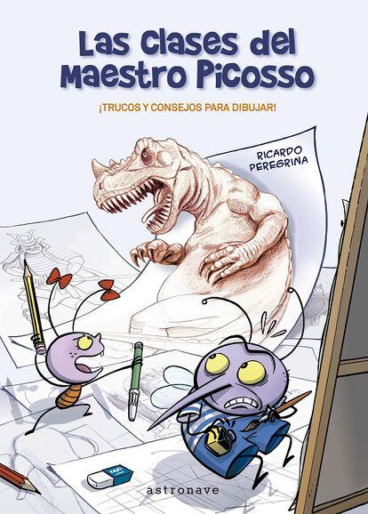 'Las clases del Maestro Picosso' de Ricardo Peregrina es un libro didáctico en formato cómic que va enseñando paulatinamente a dibujar de manera fácil y sencilla.