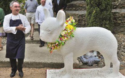 Ferran Adri&agrave;, el d&iacute;a del cierre de elBulli, en julio de 2011. 