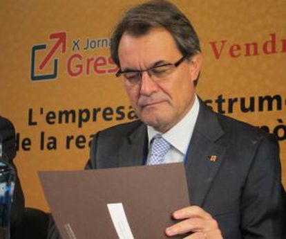 Artur Mas, presidente de la Generalitat.