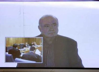 José María Aldaya, durante su declaración en el juicio contra Gregorio Vicario Setién, que se enfrenta a 17 años de cárcel por el secuestro.