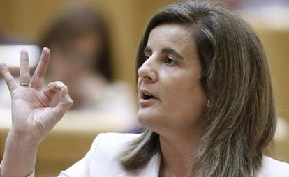 La ministra de Empleo y Seguridad Social, Fátima Báñez.