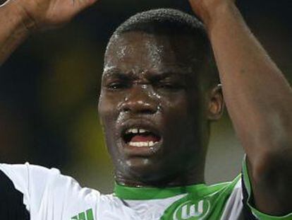 Malanda, en un partido con el Wolfsburg.