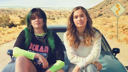 Imagen promocional de 'Unpregnant' (2020, HBO Max).