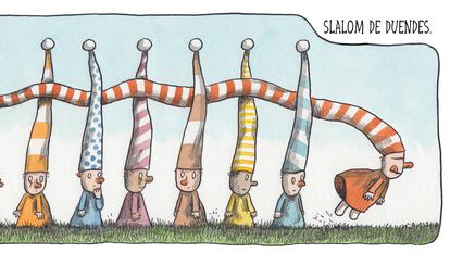 Slalom de duendes