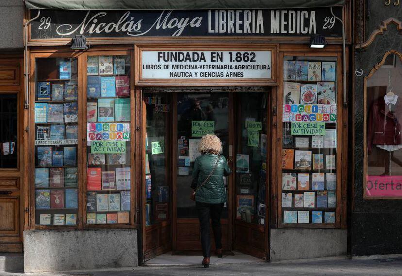 La Librería Nicolás Moya Echa El Cierre Madrid España El PaÍs 8612