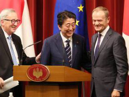 La UE y Japón firman un acuerdo de libre comercio en plena guerra arancelaria de Trump