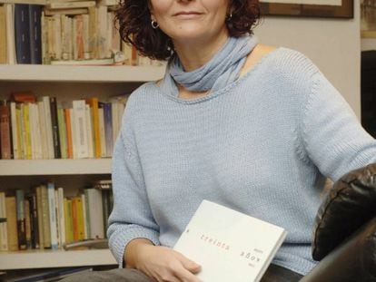 La poeta Ángeles Mora.