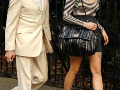 Peaches Geldof y su padre, el músico irlandés Bob Geldof, en una imagen de archivo.