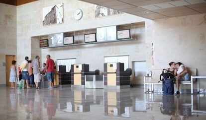 Aeropuerto de Salamanca el pasado martes.