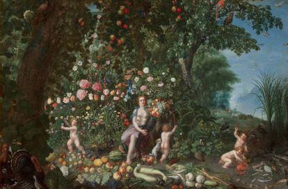 'La Abundancia'. Jan Brueghel el joven. |
