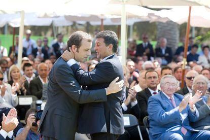 Rosell y Laporta, en 2010.