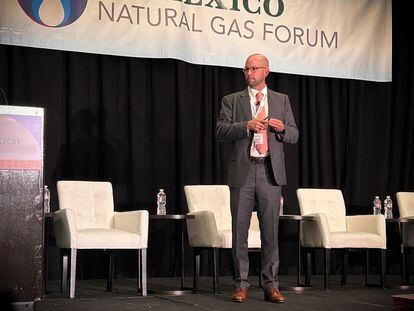 Guillermo Turrent participa en la conferencia US-Mexico Natural Gas Forum en San Antonio, Texas, el 15 de noviembre de 2022.