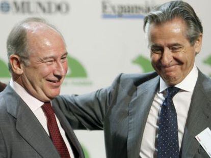 Los expresidentes de Caja Madrid, Miguel Blesa y Rodrigo Rato.