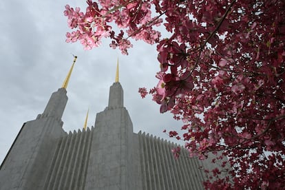 Templo mormón en Washington DC.