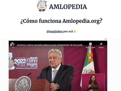 Amlopedia, el motor de búsquedas creado para indagar en las conferencias de López Obrador