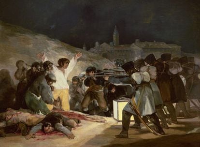 <i>El 3 de mayo de 1808,</i> de Goya.