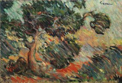 'Paisatge amb arbre', de Casagemas, que Picasso va conservar.