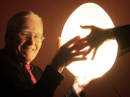 James Lovelock químico medioambiental, creador de la teoría de Gaia, en Madrid en 2007. 