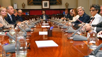 El Consejo General del Poder Judicial, reunido de forma extraordinaria para debatir sobre la futura ley de amnistía, el 6 de noviembre en Madrid.