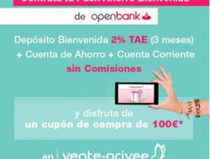 Openbank da un depósito al 2% y regala 100 euros sin permanencia
