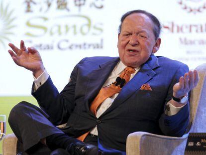 El magnate Sheldon G. Adelson.