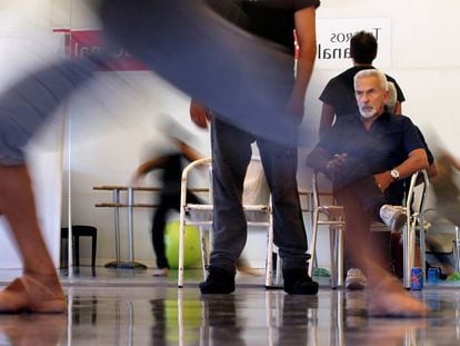 Víctor Ullate, en un ensayo en los Teatros del Canal en 2014.