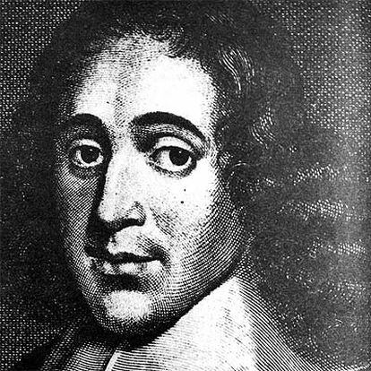 Retrato del filósofo Baruch Spinoza (1632-1677), en un grabado.