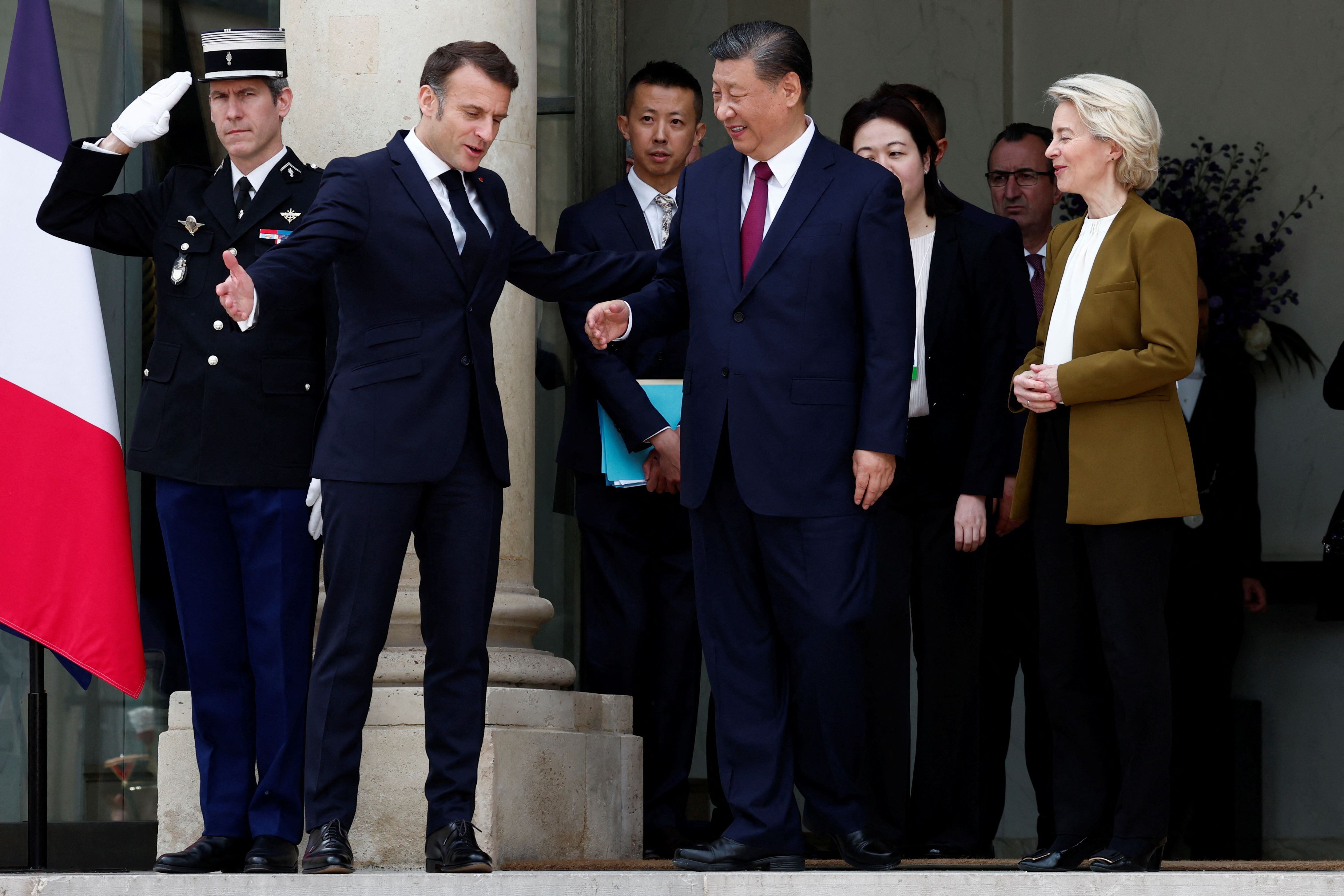 Macron recibe a Xi Jinping con recelos mutuos por la guerra de Ucrania y las tensiones comerciales