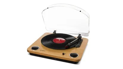 El ingenioso tocadiscos sin cables para escuchar vinilos: diseño clásico y  sonido de alta calidad