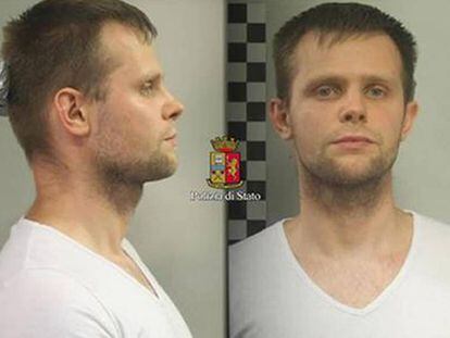 Lukasz Pawel Herba, arrestado por la polic&iacute;a italiana por el secuestro de una modelo brit&aacute;nica en Italia. 