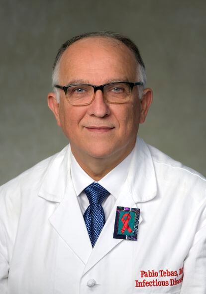 El médico Pablo Tebas, investigador de la Universidad de Pensilvania (EE UU).