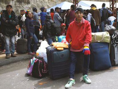 Más de 500.000 migrantes han cruzado en lo que va del año el paso fronterizo entre Colombia y Ecuador