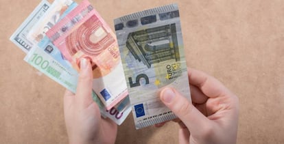 Dinero en efectivo. Getty Images