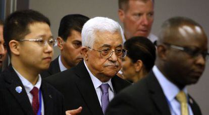 Mahmoud Abbas en la ONU, el 28 de septiembre de 2015.