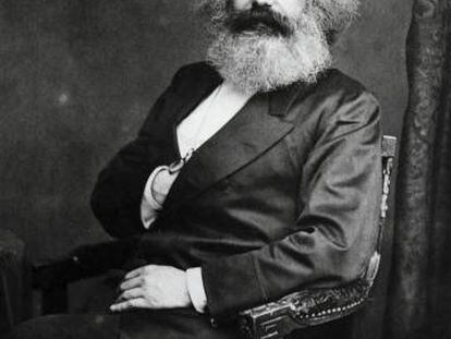 El filósofo y político Karl Marx (Tréveris, 1818-Londres, 1883).