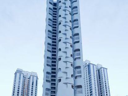 La torre Ardmore dise&ntilde;ada por Ben van Berkel en Singapur.