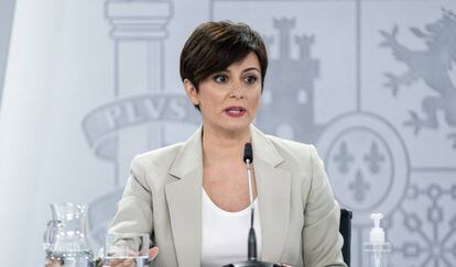 La ministra portavoz, Isabel Rodríguez, comparece tras la reunión del Consejo de Ministros.