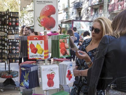 Els pebrots de formes fàl·liques de la Rambla.