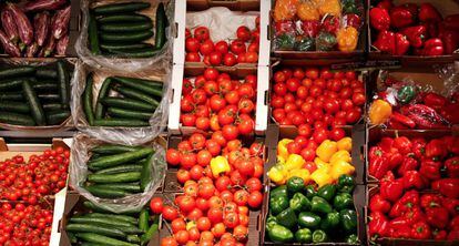 Verduras org&aacute;nicas en un supermercado de Berl&iacute;n.