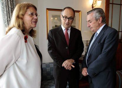 La presidenta de la CNMV, el subgobernador del Banco de España y el presidente de la CNMC